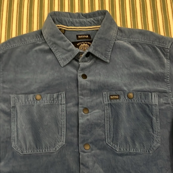 Buffalo Men’s David Bitton Blue Shirt Jacket size M NWT - Picture 2 of 9